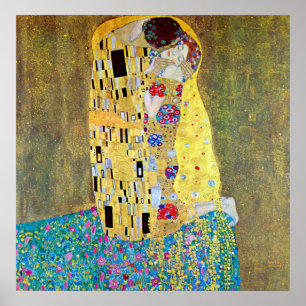 The Kiss 2 by Gustav Klimt Poster