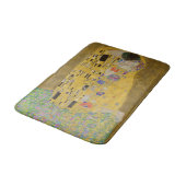 The Kiss, Art Nouveau Oil Painting, Gustav Klimt Badmat (Gekanteld)