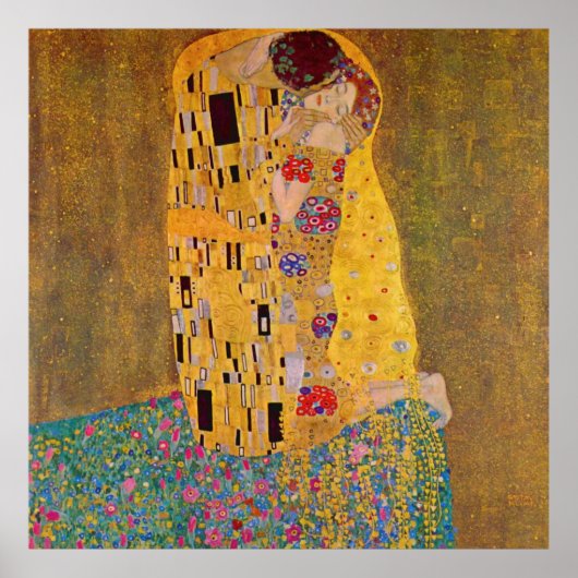 The Kiss by Klimt Poster (Voorkant)