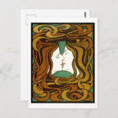 The Kiss by Peter Behrens Briefkaart (Voorkant / Achterkant)