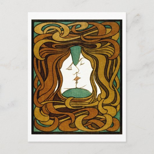 The Kiss by Peter Behrens Briefkaart (Voorkant)