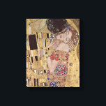 The Kiss Detail - Gustav Klimt Canvas Afdruk<br><div class="desc">Bekend romantisch schilderij van Gustav Klimt. De Kiss is een prachtig meesterwerk voor echte liefhebbers van geweldige kunst. Dit is een prachtig detail van dit klassieke schilderij.</div>