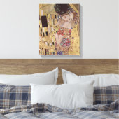 The Kiss Detail - Gustav Klimt Canvas Afdruk (Insitu (Slaapkamer))
