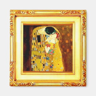 The Kiss, Fine Art van Gustav Klimt Magnet