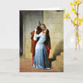 The Kiss - Francesco Hayez Il Bacio  Kaart (Gele Bloem)