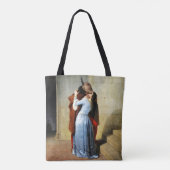 The Kiss - Francesco Hayez Il Bacio  Tote Bag (Achterkant)