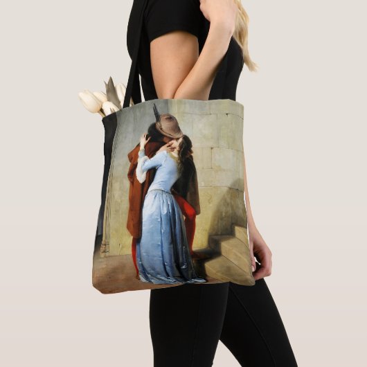 The Kiss - Francesco Hayez Il Bacio  Tote Bag (Dichtbij)
