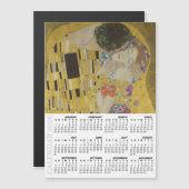 The Kiss Fridge Calendar 2026 / Gustav Klimt (Voorkant / Achterkant)