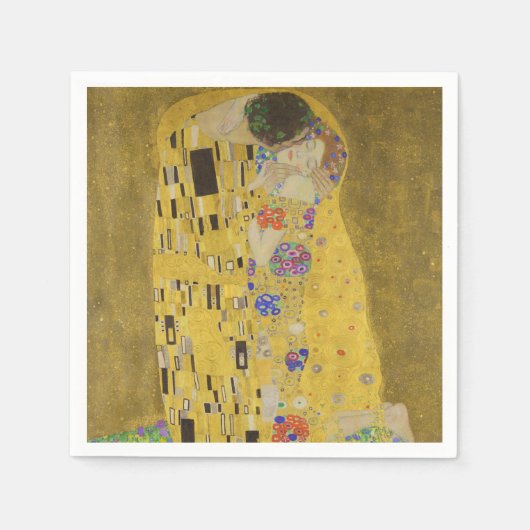 The kiss - Gustav Klimt Servet (Voorkant)
