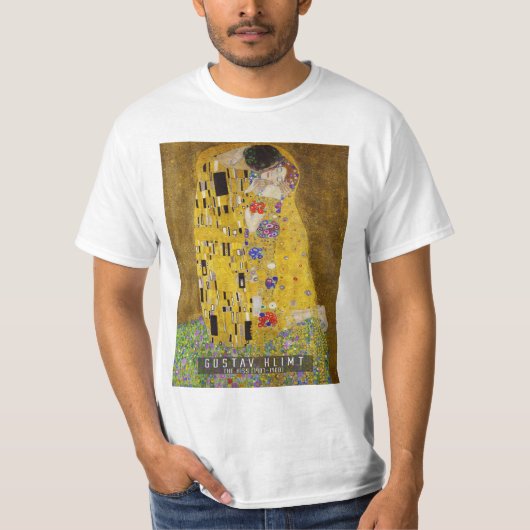 The Kiss - Gustav Klimt T-Shirt (Voorkant)