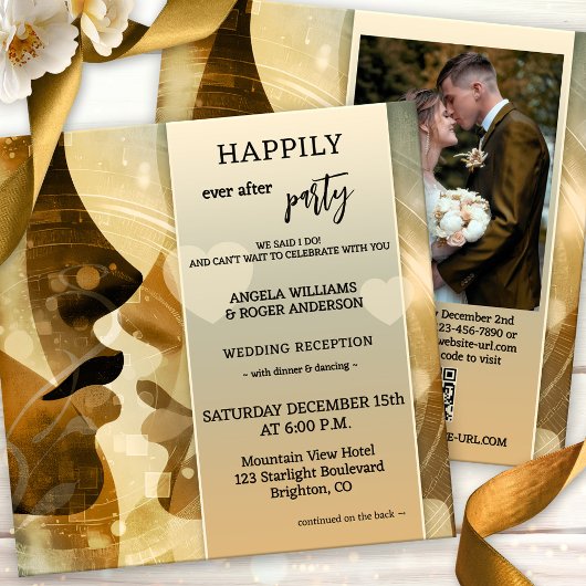 The Kiss Happily Ever After All in One Wedding Kaart