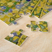 "The Kiss", oliesschilderij van Gustav Klimt, 1908 Legpuzzel (Zijkant)