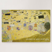"The Kiss", oliesschilderij van Gustav Klimt, 1908 Legpuzzel (Horizontaal)