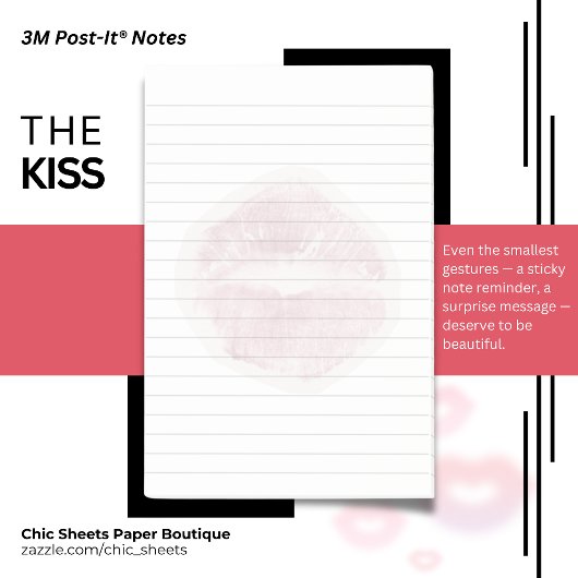 The Kiss Post-It® Notities Notes