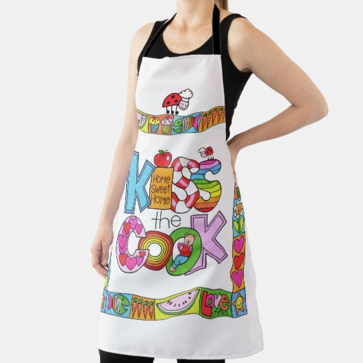 The Kiss the Cook Apron Schort (Insitu)