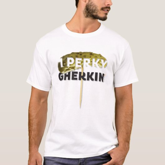 The Kitsch Bitsch©: Een Perky Gherkin T-shirt (Voorkant)