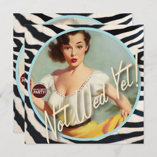 The Kitsch Bitsch : Nog niet getrouwd! Kaart (Voorkant / Achterkant)