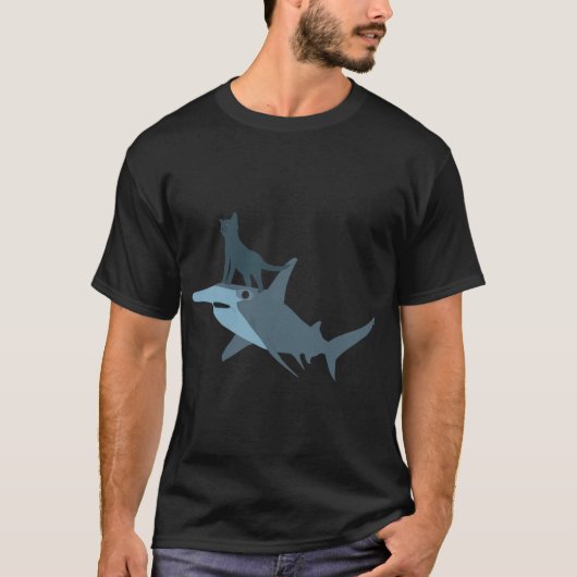The Kitten and the Shark friends T-shirt (Voorkant)