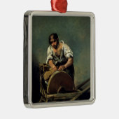 The Knife-Grinder, c.1808-12 Metalen Ornament (Rechts)