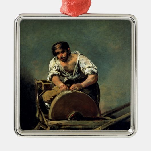 The Knife-Grinder, c.1808-12 Metalen Ornament (Voorkant)