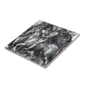 The Knight, Death and the Devil door Albrecht Dure Tegeltje (Zijkant)