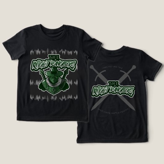 The Knight Rangers 2024-2025 Seizoen T-Shirt Boys (Ontwerp Voorkant & Achterkant)