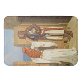 The Knight's Shadow (door Edmund Blair Leighton) Badmat