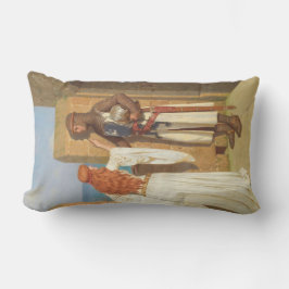 The Knight's Shadow (door Edmund Blair Leighton) Kussen