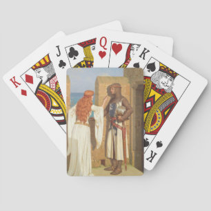 The Knight's Shadow (door Edmund Blair Leighton) Pokerkaarten