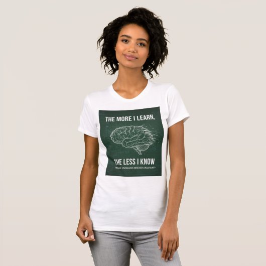 The Knowledge Paradox T-Shirt (Voorkant volledig)