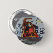 the_krah graff (londen) ronde button 5,7 cm (Voorkant /achterkant)