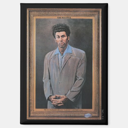 The Kramer Portrait Magneet (Voorkant)
