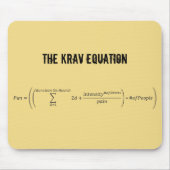 "The Krav Equation" Mousepad Muismat (Voorkant)