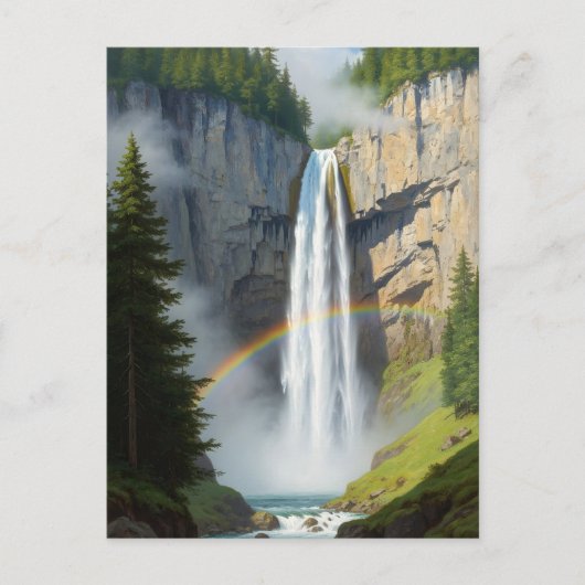  The Krimml Falls Austria Tallest Waterfall  Briefkaart (Voorkant)