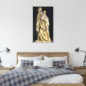 The Krumauer Madonna, c.1400 Canvas Afdruk (Insitu (Slaapkamer))
