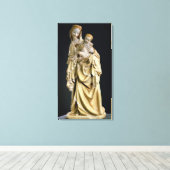 The Krumauer Madonna, c.1400 Canvas Afdruk (Insitu (Houten vloer))
