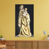 The Krumauer Madonna, c.1400 Canvas Afdruk (Insitu (Woonkamer))