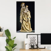 The Krumauer Madonna, c.1400 Poster (Thuiskantoor)