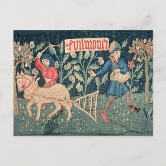 The Labors of the Months, Alsace (tapestry) Vict Briefkaart (Voorkant)