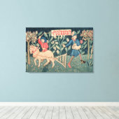 The Labors of the Months, Alsace (tapestry) Vict Canvas Afdruk (Insitu (Houten vloer))