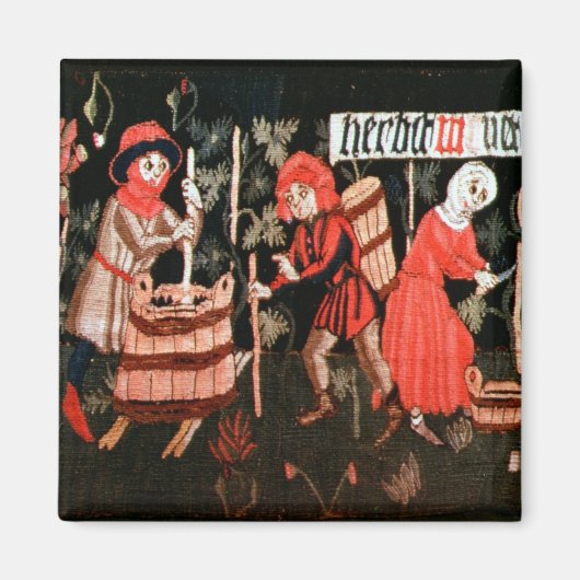 The Labour of the Months, from Alsace Magneet (Voorkant)