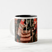 The Labour of the Months, from Alsace Tweekleurige Koffiemok (Voorkant links)