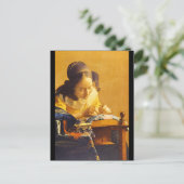 The Lace Maker', Jan Vermeer_Dutch Masters Briefkaart (Staand voorkant)
