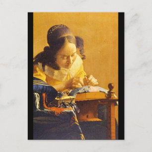 The Lace Maker', Jan Vermeer_Dutch Masters Briefkaart