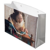 The Lacemaker, Johannes Vermeer, 1669-1670 Groot Cadeauzakje (Achterkant Gekanteld)