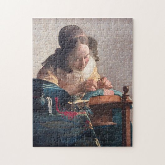 The Lacemaker, Johannes Vermeer, 1669-1670 Legpuzzel (Verticaal)