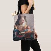 The Lacemaker, Johannes Vermeer, 1669-1670 Tote Bag (Dichtbij)