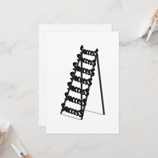 The Ladder of Success Kaart (Voorkant / Achterkant in situ)