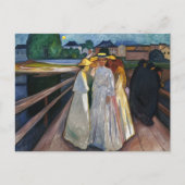 The Ladies On the Bridge (1903) by Edvard Munch Briefkaart (Voorkant)