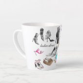 The Ladies Shoes design Latte Mug Mok (Linkerhoek)